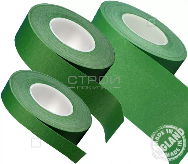 Зеленая лента виниловая самоклеющаяся Resilient, с противоскользящим эффектом. Ширина: 2,5; 5; 10 см, Длина: 9; 18,3 метра
