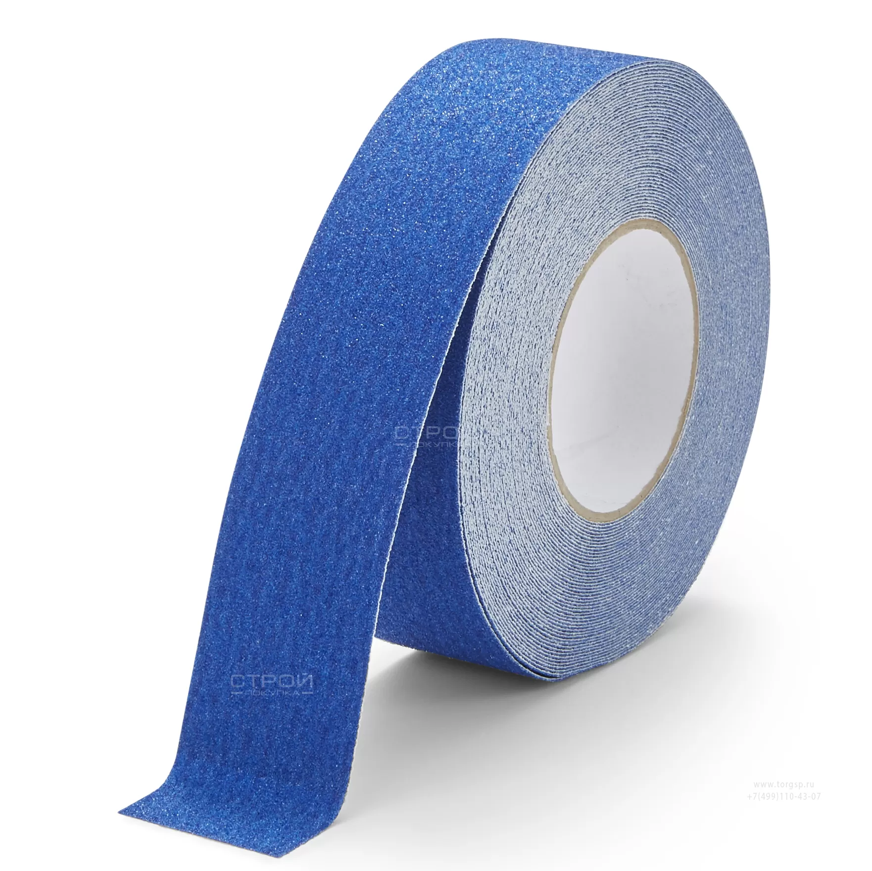 Синяя противоскользящая лента Heskins шириной 5 см