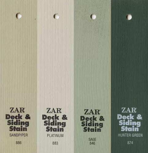 Зеленые оттенки масла Solid Color Deck & Siding Stain