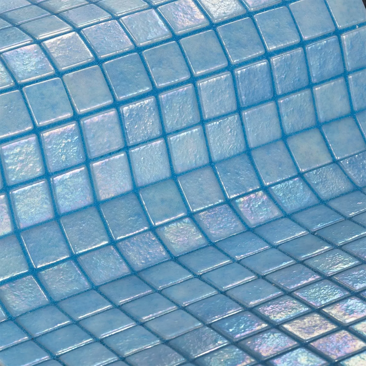 Мозаика Antislip Azur голубого перламутрового цвета