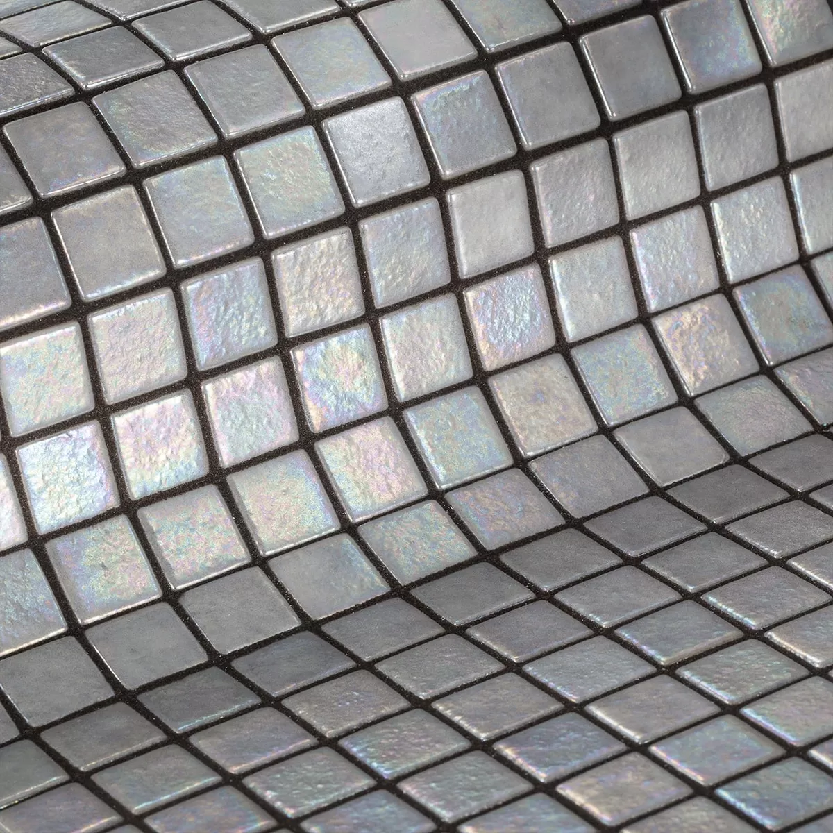 Мозаика Antislip Cuarzo светло-серого цвета с перламутром