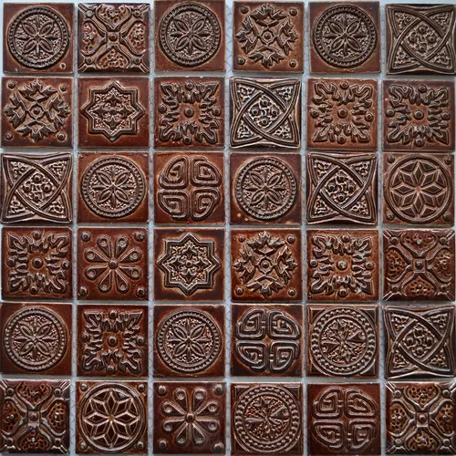 Керамическая мозаика KG4801 Melian коричневая