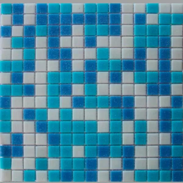 Мозаика MC127 20x20 (305х305х4) мм голубой микс - эконом