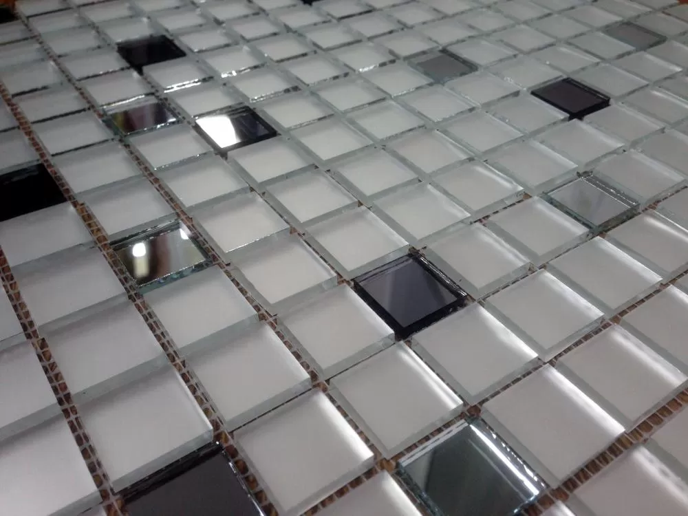 МSD20 зеркальная мозаика Perla (матовое серебро 90%, серебро 10%)