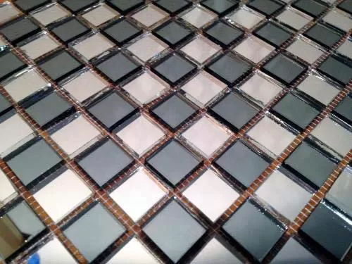 Зеркальная серо-серебряная мозаика  SD20-5 Deco