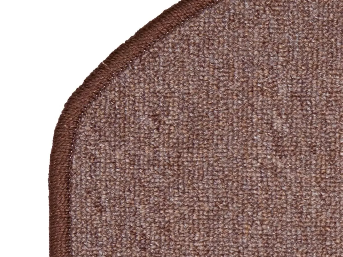 Ковровая накладка Астра на лестницу светло-коричневая