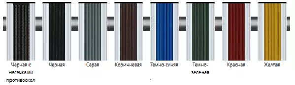 Придверная решетка резина и скребок Сити для грязезащиты - вырианты цвета резиновой вставки