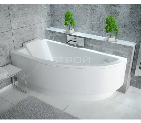 Акриловые ванны для ванных комнат Praktika Besco (140, 150, L/P).