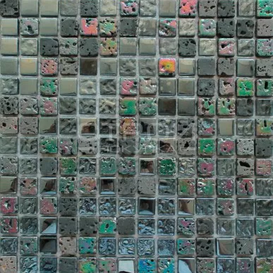 DGS030 мозаика 15х15 мм из стекла и камня