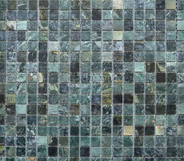 Мозаика из зеленого камня