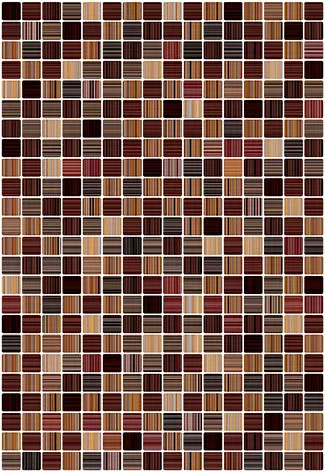 Гламур 3Т 27,5х40 настенная плитка микс коричневого цвета под мозаику