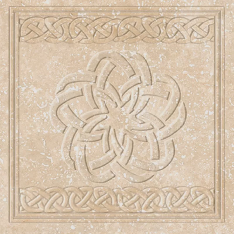 Декоративная клинкерная вставка Stone Flor Ocre 33x33 см